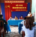 MẦM NON LÂM THỦY TỔ CHỨC THÀNH CÔNG HỘI NGHỊ TRIỂN KHAI NHIỆM VỤ NĂM HỌC 2017-2018