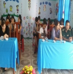 TRƯỜNG MẦM NON LÂM THỦY TỔ CHỨC HỘI NGHỊ TỔNG KẾT NĂM HỌC 2017-2018